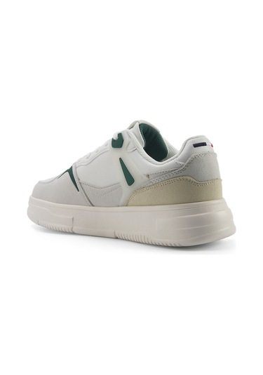 U.s. Polo Assn. Lean 5fx Beyaz Erkek Sneaker Beyaz-yesıl Beyaz - Yeşil