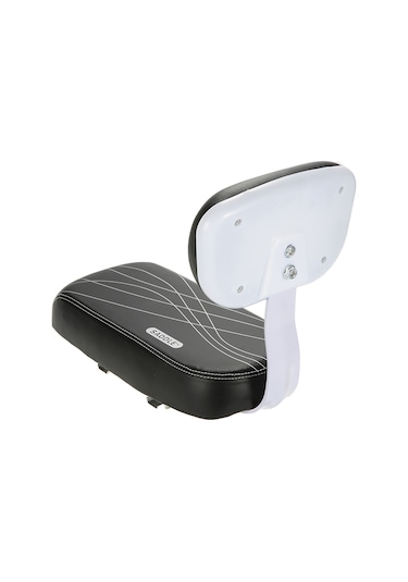 Geeroyoo Pu Deri Bisiklet Arka Koltuk Çocuklar İçin Güvenli Ve Rahat Yolculuk Siyah