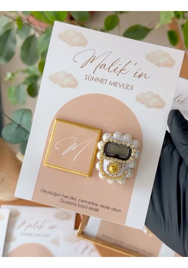 Kına, Mevlid, Nikah İçin Zikirmatikli Hediyelik 25 Adet