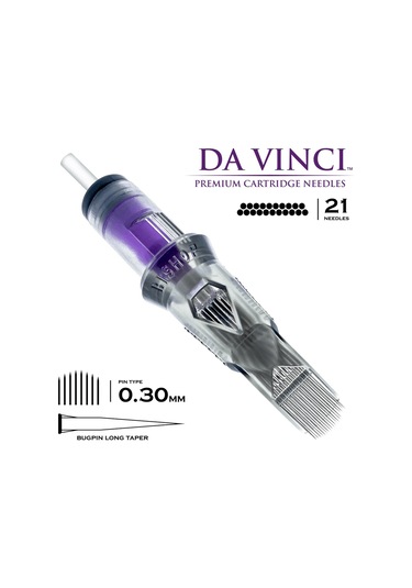 Bishop Davinci V2 1021 Cmlt Curved Magnum Bugpin Long Taper Kartuş Dövme İğnesi