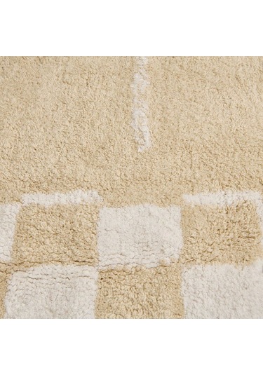 Evidea Soft Palm Tufting Banyo Paspası - Bej - 60x90 Cm Bej