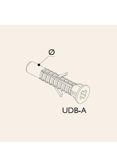 Tuğla Boşluk Dübeli 8Mm 125 Adet