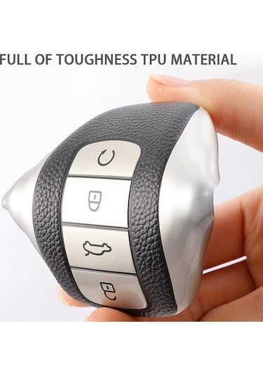 Chery Tiggo Uyumlu 8 Pro İçin Koruyucu Tpu Kılıf Anahtarlık-yeşil