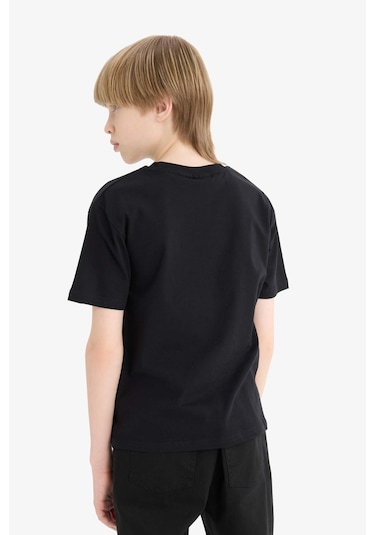 DeFacto Erkek Çocuk NBA Wordmark Bisiklet Yaka Kısa Kollu Tişört E4835A825SMBK81 DeFacto Erkek Çocuk NBA Wordmark Bisiklet Yaka Kısa Kollu Tişört E4835A825SMBK81