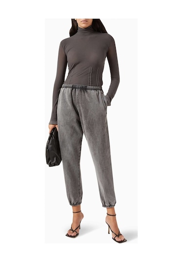 Sweatpants - Organik Pamuk - Esnek Bel - Yan Cepler - Acne Studios Siyah