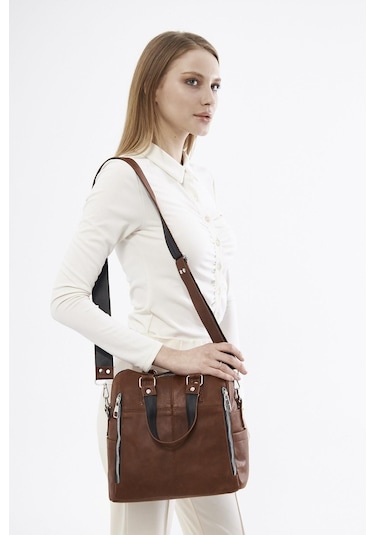Derinss Leather Derinss Dkb0049 Hakiki Deri Kadın Taba El Ve Omuz Çantası 001