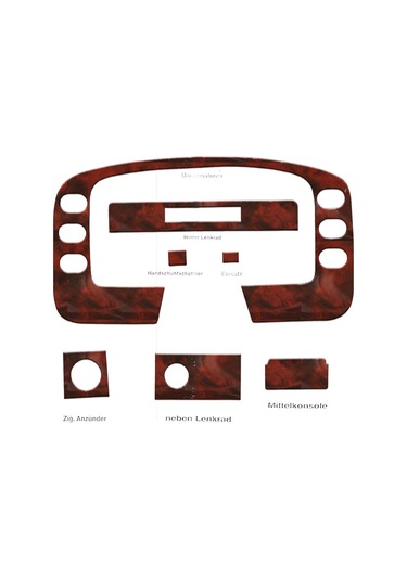 Ford Transit Konsol-torpido Kaplama 1995-1997 12 Parça-maun Maun