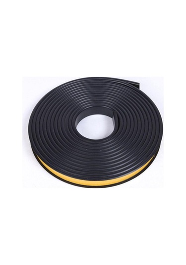 Siyah Tutkal Kendinden Yapışkanlı Yumuşak U Şekilli Boş Tutma Kenar Bantlama Trimli Dolap 22mm