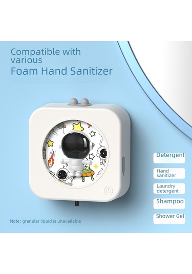 Suntek Duvara Monte Astronot Elektrikli Sabunluk Banyo Çocuk Ev Bej Diğer