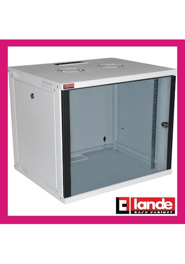 Lande 7U 19" Eurobox Serisi 600X600 Duvar Tipi Kabinet