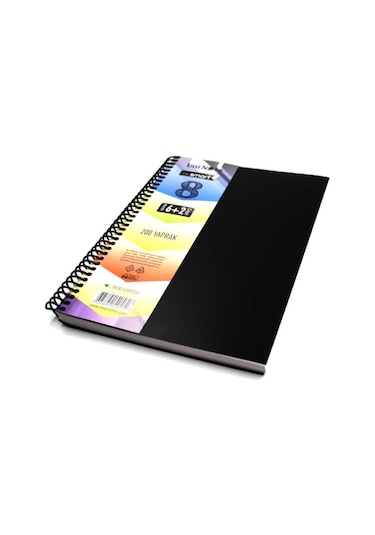 Çınar Im Smart A4 6+2 200 Yaprak Plastik Kapak Spiralli Ayraçlı Defter 62058