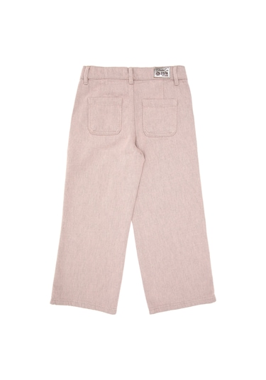 U.s. Polo Assn. Kız Çocuk Pudra Pantolon Jean 50314317-vr042 Pudra