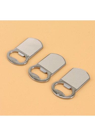 Gatherco 10 Adet Süblimasyon Boş Şişe Açacağı Metal Şişe Açacağı Buzdolabı Mıknatısı Kare Diğer