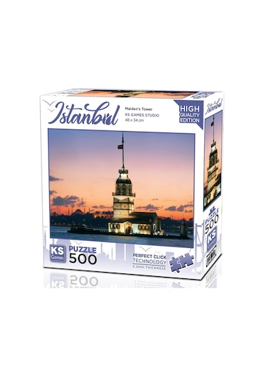 Ks Games 500 Parça Kız Kulesi Günbatımı İstanbul Puzzle - 20059