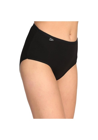 Tutku İç Giyim Kadın Likralı Bato Külot 6'lü Paket Siyah