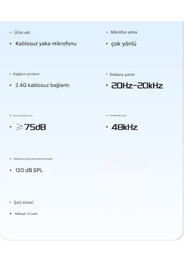 Kablosuz Tüylü Yaka Mikrofonu Apple iPhone Uyumlu  Type-c Pc Tablet Video Kayıt Vlog Lightning Usb-c Çıkış