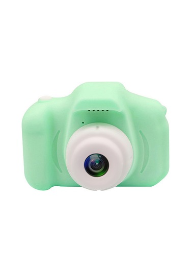 Maiyame 3-12 Yaş Çocuklar İçin 8mp 2" Ekranlı Selfie Kamera - Funny Kareler Ve Stickerlerle Fotoğraf/videografi, Usb Şarjlı Taşınabilir Hediyelik Oyuncak Açık Yeşil Yeşil