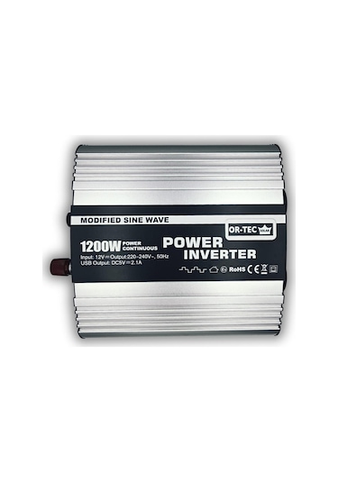 Or-tec Solar 12 Volt 1200 Watt Modifiye Sinüs İnverter