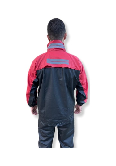 Geborgenheit Cepli Motorcu Motosiklet Yağmurluk Kırmızı