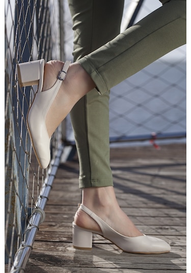 Daxtors D725 Günlük Klasik Topuklu Kadın Ayakkabı Çok Renkli