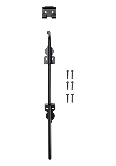 Vkemall Demir Cane Bolt Kapı Kilit Aracı, 12 İnç, Siyah, Bahçe Çit Kapısı Ve Metal Kapılar İçin