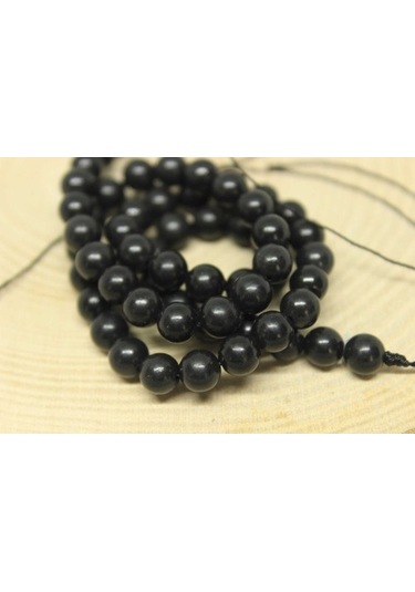 Shungite (Şungit) Taşı Dizi 6Mm