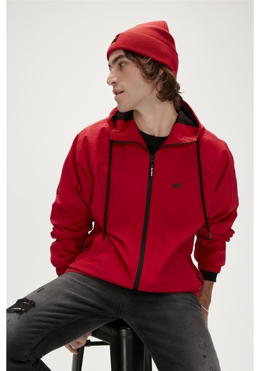 Bad Bear Linea Kırmızı Erkek Rüzgarlık-kırmızı Kırmızı