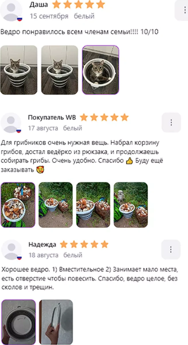 Messor 10 Litrelik Katlanabilir Kovası Ev Kullanımı İçin 55165947 Beyaz