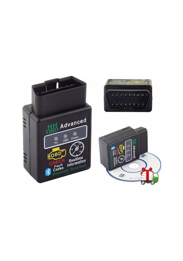 Elm327 V1.5 Obd2 Bluetooth Türkçe Araç Arıza Tespit Cihazı Hh Obd