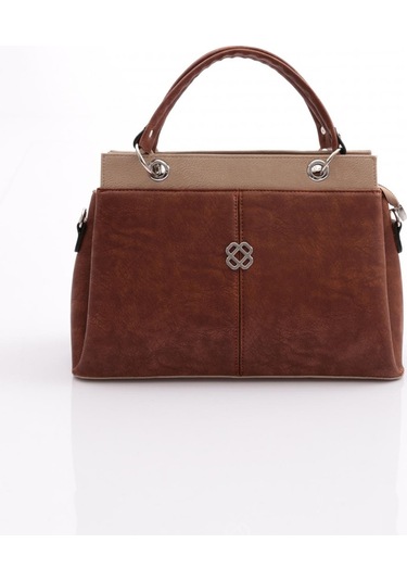 Dgn 1002 Kadin Kolonlu Omuz Ve Kol Çantasi 1002-2611-R1787 Taba - Vizon