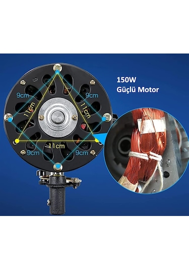 Ventus VS3010D Mega Boy 30" Sanayi Tipi 150W Duvar Tipi Vantilatör