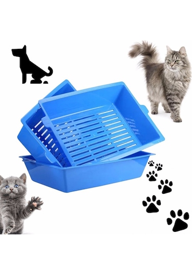Buffer 3 Aşamalı Elekli Açık Kedi Tuvaleti