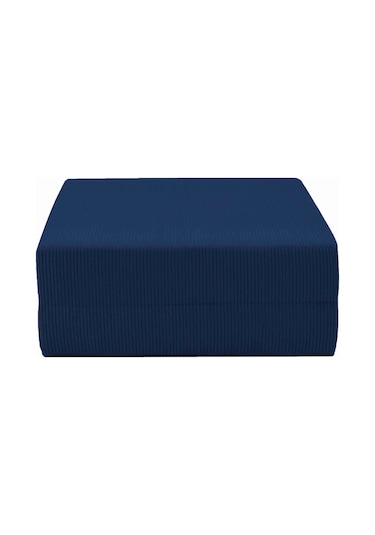 Nura Serisi Minder Şık Ve Konforlu Oturma Alanları İçin Çok Amaçlı Minder 100x100x18 Mavi