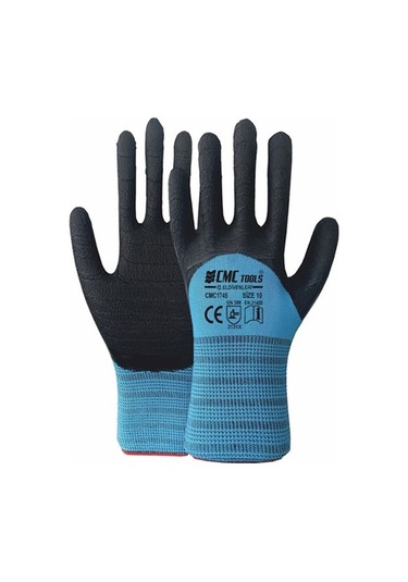 Cmc Soft Eldiven 10 Numara 3/4 Mavi Cmc1745 12 Adet