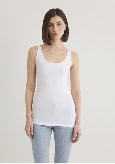 Mavi - Beyaz Basic Atlet 164156-620