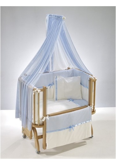 Meltem Kids Mood Mavi Pamuklu Bebek Uyku Seti 50 x 90 CM Mavi