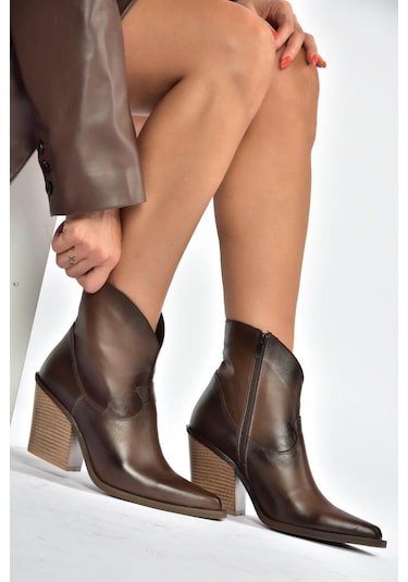 Fox Shoes V654081903 Kahverengi Hakiki Deri Kalın Topuklu Western Kovboy Kadın Bot Kahverengi-hakiki Deri Fox Shoes V654081903 Kahverengi Hakiki Deri Kalın Topuklu Western Kovboy Kadın Bot Kahverengi-hakiki Deri