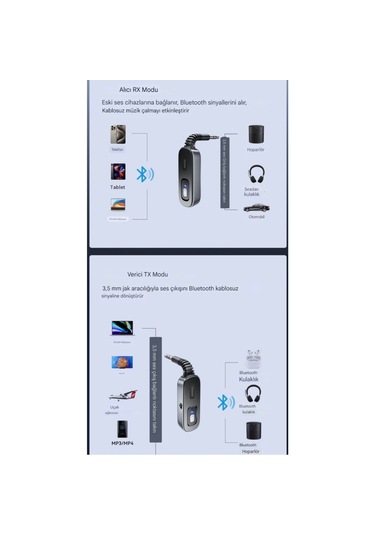 Essager Transmitter Bluetooth 5.1 Adaptör Araba Müzik Kulaklık