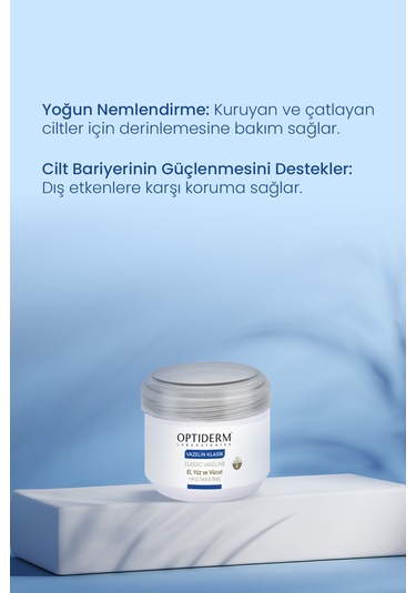 Optiderm Vazelin Naturel 100 Ml