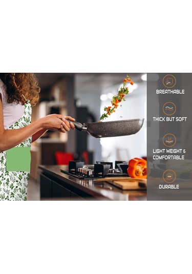 Pamuklu Mutfak Önlüğü Yemek Pişirmek İçin - Erkek Ve Kadın Önlüğü - Ayarlanabilir Ot Bahçesi, Diğer