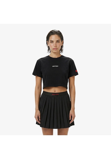 Unıted4 Regular Fit Kadın Siyah T-shirt Bsc-utws 2800282