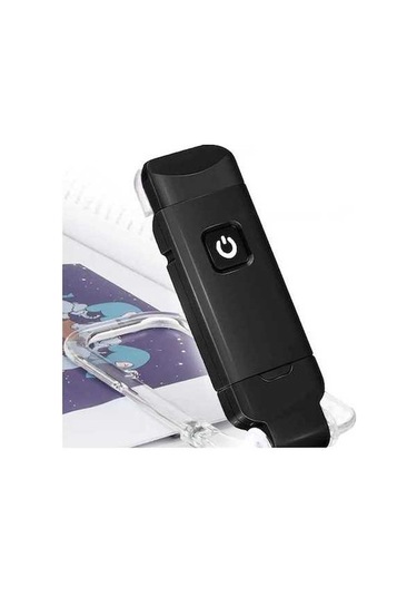 Maoyaya Yüksek Kalite Led Kitap Klipsi Okuma Lambası 001, Yatak Okuma Lambası Siyah