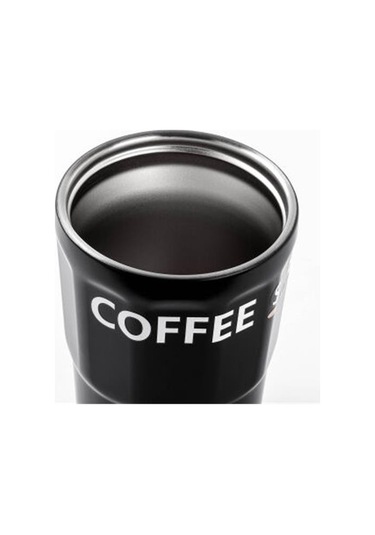 Tantitoni Okadı Pratik Siyahpaslanmaz Çelik Termos Bardak 380ml Beyaz