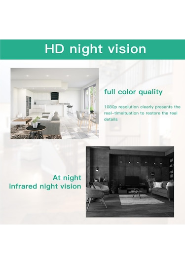 Padalink X2 Gizli Wifi Kamera - 4k Hd Gece Görüşü, Hareket Algılama, Ev Güvenliği - Kablosuz, Kolay Kurulum, Uzaktan İzleme Ip Kamera