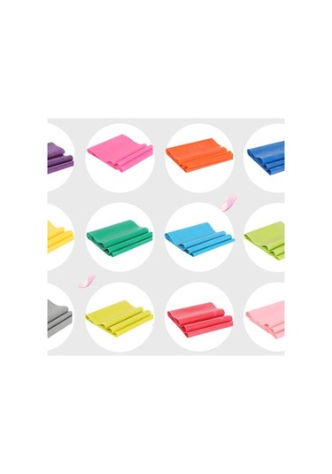 Mor 1 Rulo 1.8 M Yoga Gerginlik Kemer Esnek Yüksek Elastikiyet Kesilebilir Vücut Şekillendirici Kadın Yoga Egzersiz Egzersiz Askıları Spor Kullanımı Mor