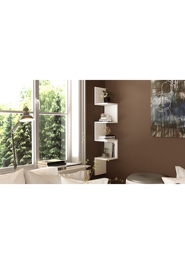 Yurudesign Shelf R9 Modern Duvar Rafı Kitaplık