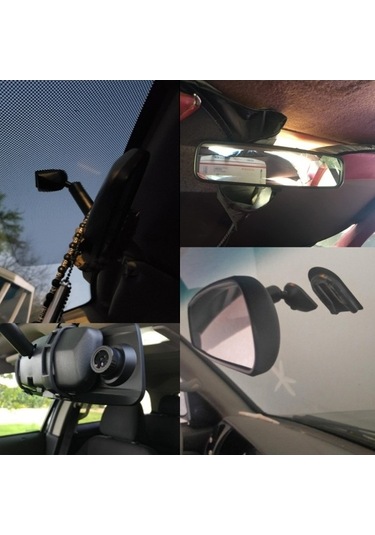 Wondernest 8 İnç Geniş Alan Görüşlü Araç Yardımcı Aynası, Kolay Kurulum