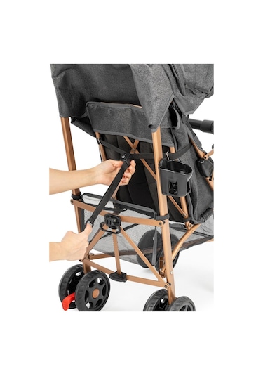 Moony Baby Suit Tam Yatar Hafif Baston Bebek Arabası - Baston Puset Antrasit