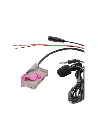 Neevoyu Audi A3 A4 A6 A8 Tt R8 Rns-e Anahtarı İçin 32 Pinli Bluetooth Ses Kablosu + Mikrofonlu Araç Kiti