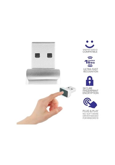 Createtech Suntek Güvenlik Mini Usb Parmak İzi Okuyucu Ve Eşleştirme Cihazı